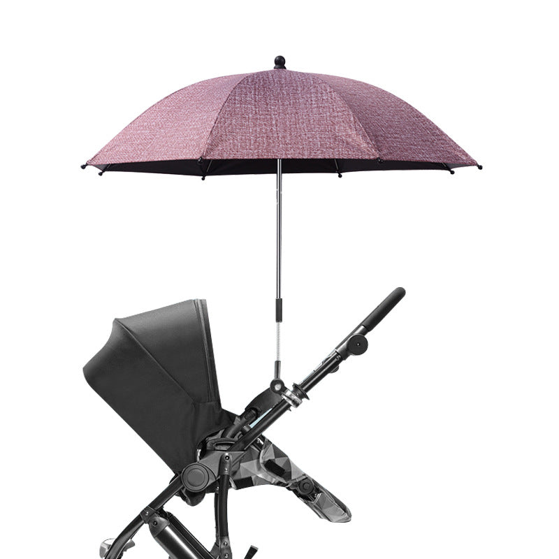 Baby Stroller Sunshade Black Glue UV-proof Stroller Parasol