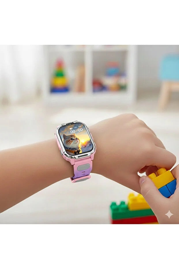 4G Kids Smart Watch With GPS Tracker, Video Call, SOS Safety Alert, WiFi Positioning, Camera, Sleep Monitor Pedometer Smartwatch For Boys And Girls
