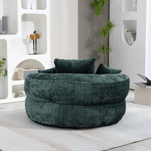 COOLMORE Lazy Sofa Durable Comfort Lounger High Back Bean Bag Chair Couch With Three Pillows For Adults And Kids, Indoor & Outdoor, Single Gaming Sofa Chair For Bedroom,Office