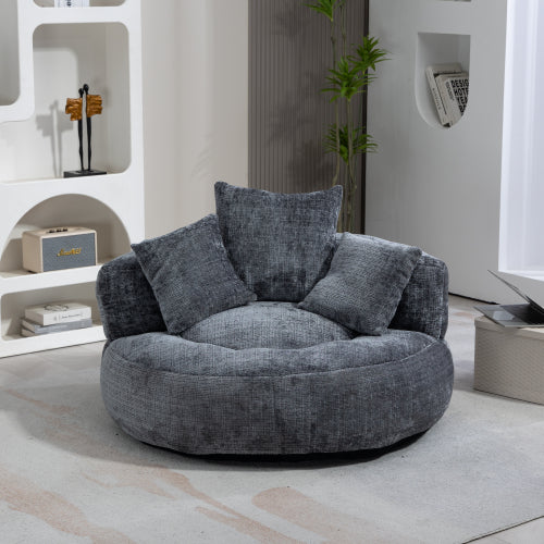 COOLMORE Lazy Sofa Durable Comfort Lounger High Back Bean Bag Chair Couch With Three Pillows For Adults And Kids, Indoor & Outdoor, Single Gaming Sofa Chair For Bedroom,Office