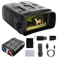 1Pc Night Vision Goggles 4K Full-Color Binoculars 10X Zoom With 2624ft Viewing Range 3in Screen 64G MMC Card WIFI APP Control Save Photo And Video For Camping Hunting & Security