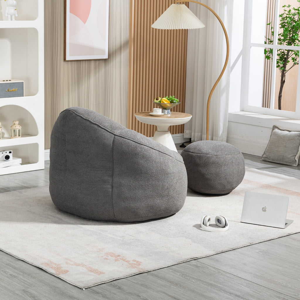 Bean Bag Sofa Chair High Pressure Foam  With Padded Foam Padding