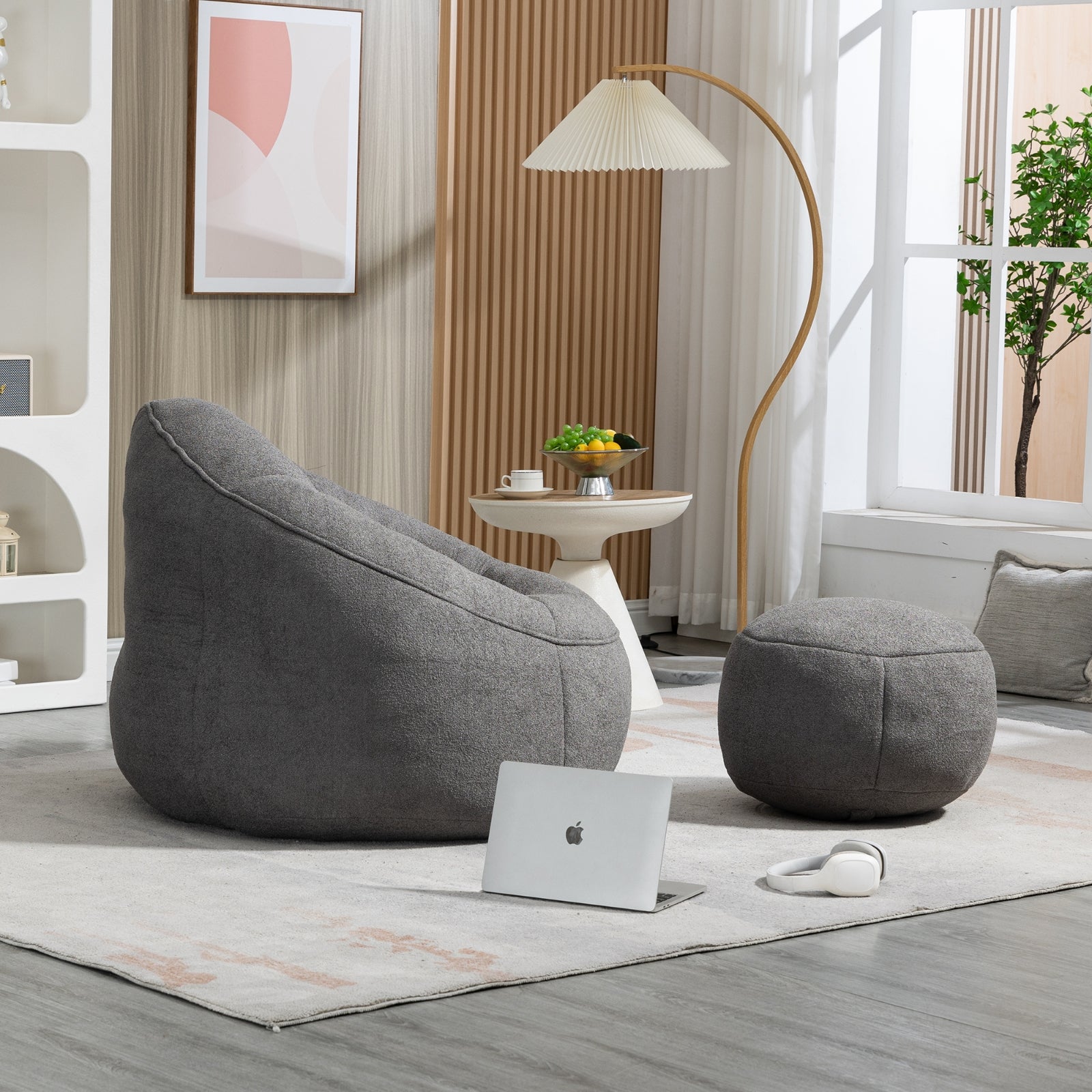 Bean Bag Sofa Chair High Pressure Foam  With Padded Foam Padding