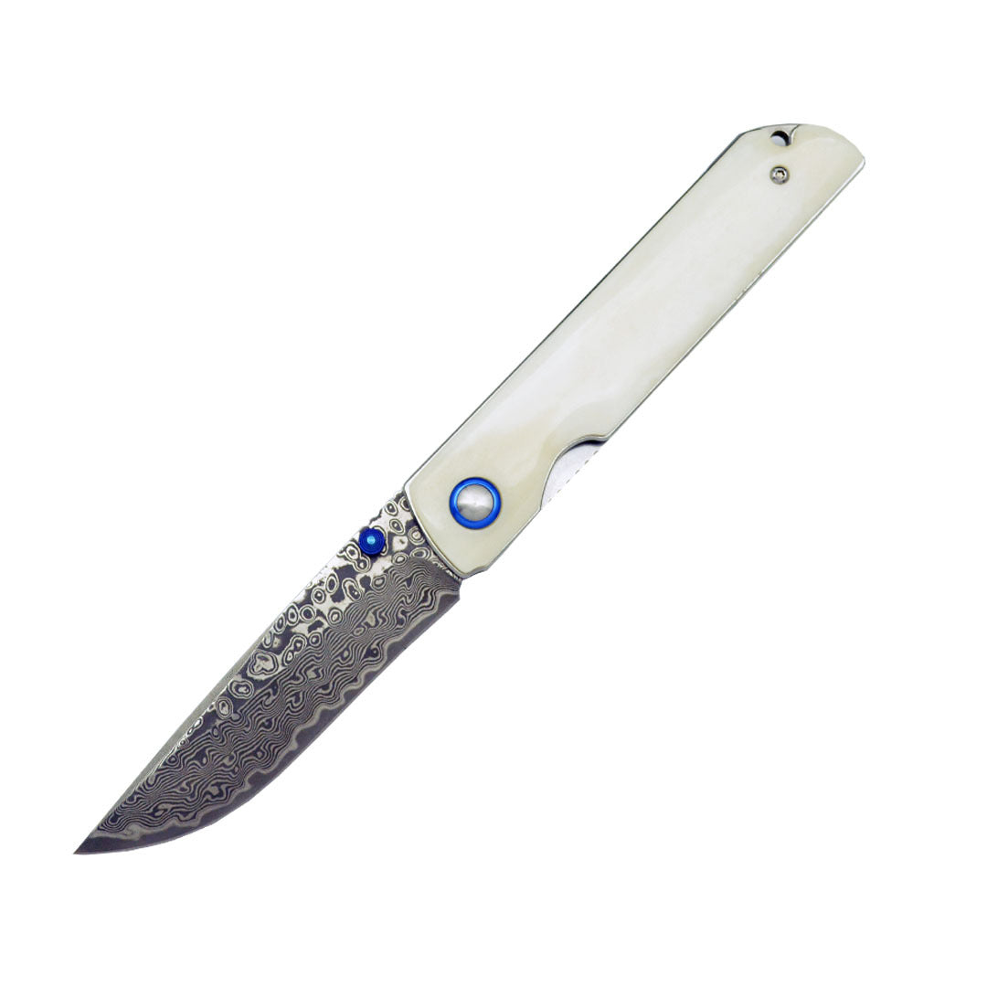 Damascus Steel A Folding Knife Foldable And Portable Knife Outdoor