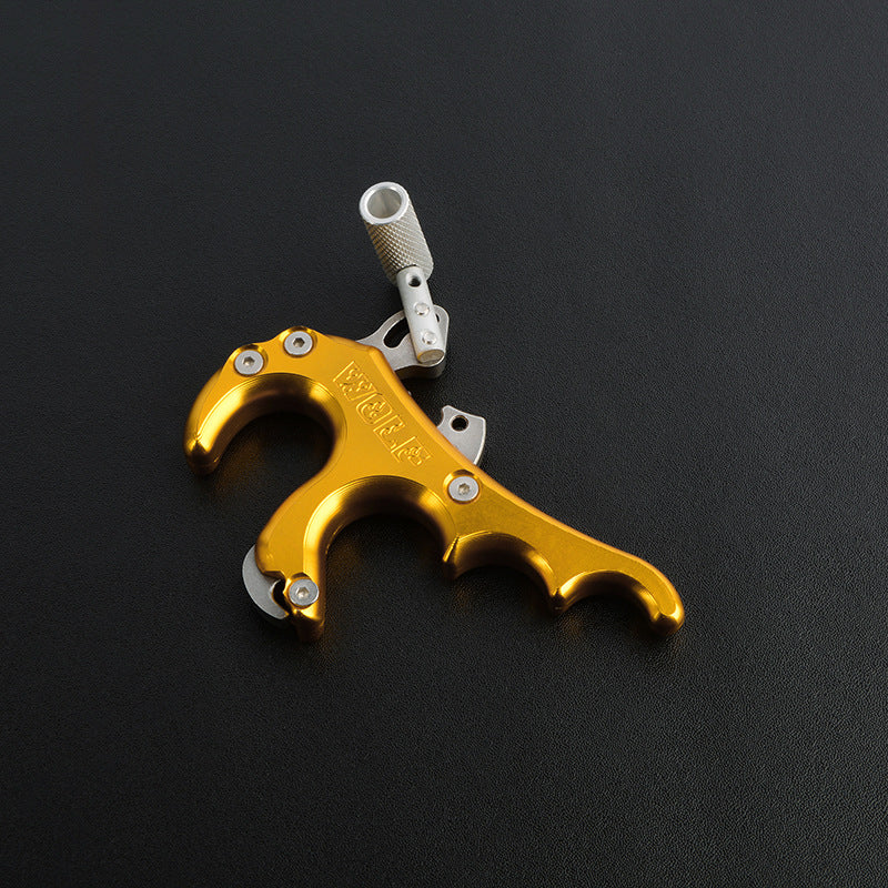 Bow And Arrow Accessories Cam Bow Four-finger Grip Metal Release Aid