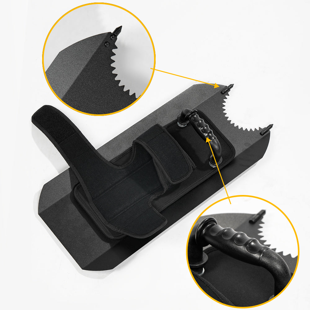 1pc High-strength Large Pure Metal Iron Tactical Training Arm Guard, Handheld Dual Head Shield, Comfortable Grip, Very Suitable For Outdoor Hiking, Forest Exploration, Winter Outdoor De Icing Arm Guar