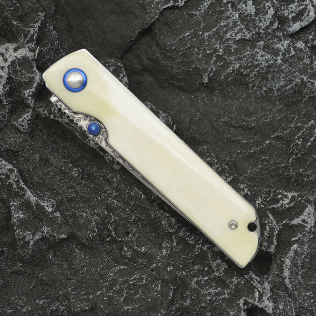 Damascus Steel A Folding Knife Foldable And Portable Knife Outdoor