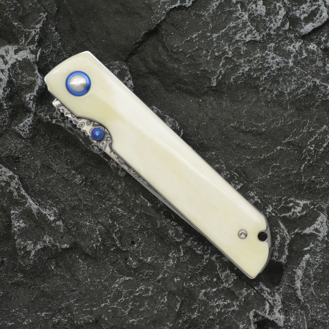 Damascus Steel A Folding Knife Foldable And Portable Knife Outdoor